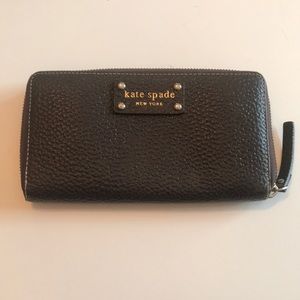 Kate Spade brown leather wallet